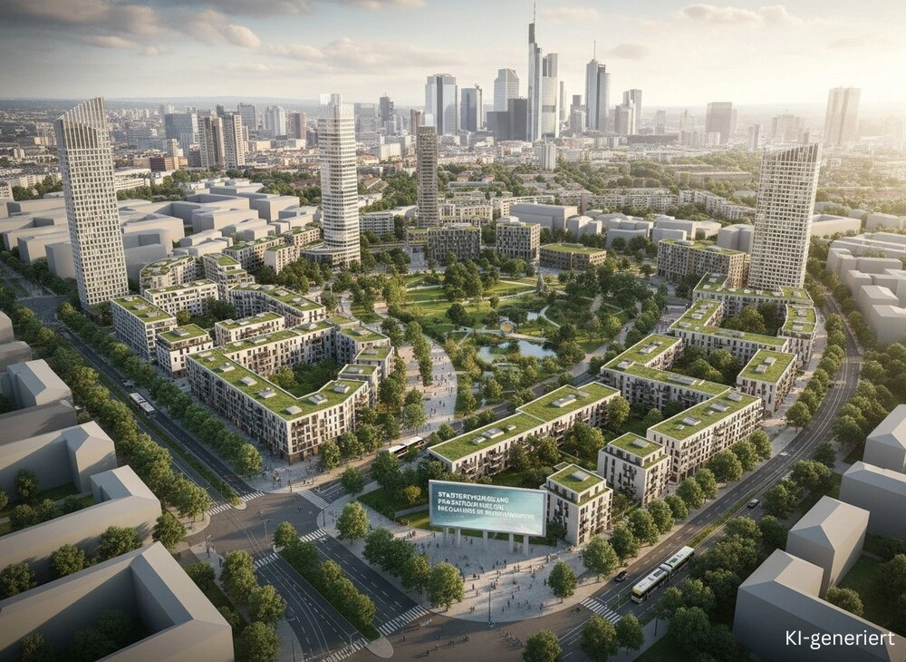 Stadtentwicklung Frankfurt Neuer Stadtteil der Quartiere im Nordwesten