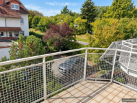 Blick vom Balkon