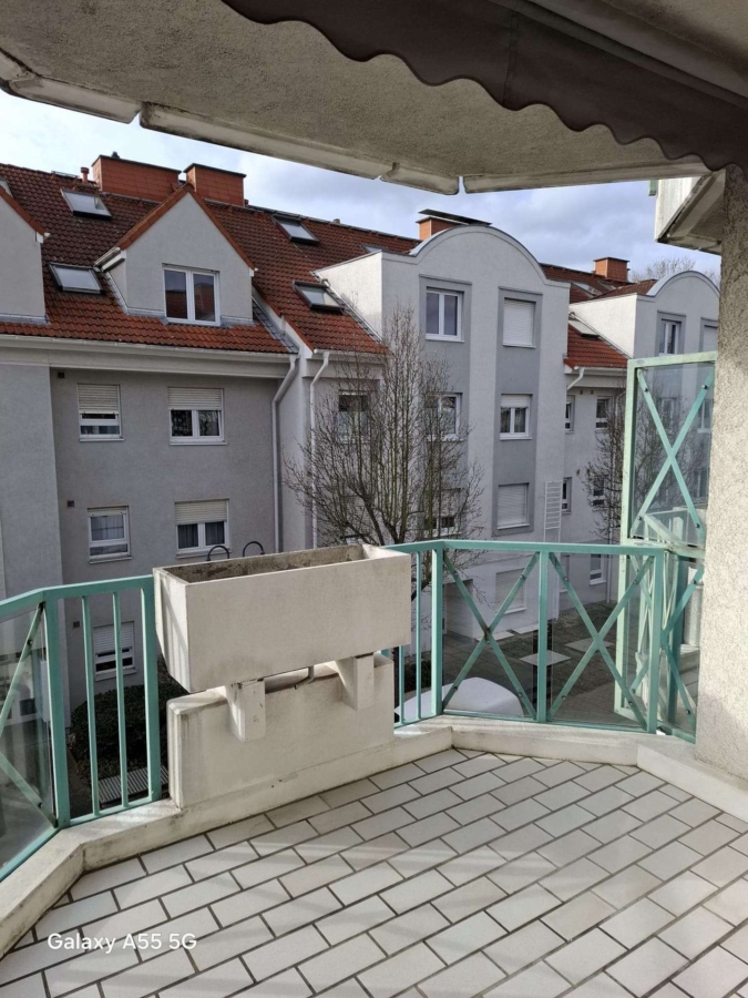 Blick vom Balkon